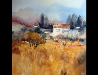 Gallery of Watercolor painting by Antonio Ortega Perez-Spain