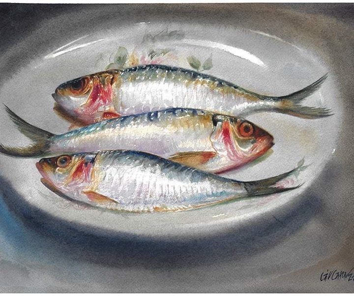 Gallery of Water color Artworks by Gonzalo Carcamo-Chile