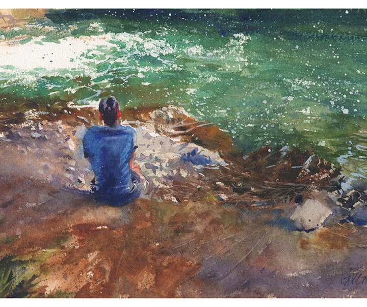 Gallery of Water color Artworks by Gonzalo Carcamo-Chile