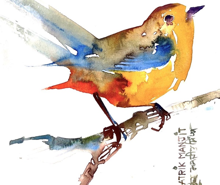 Gallery of Watercolor painting by Manjit Singh Chatrik-India