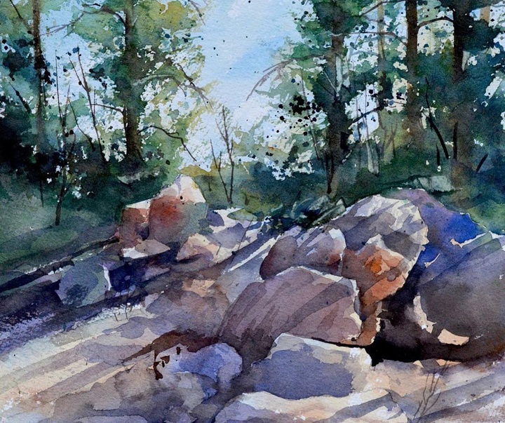 Gallery of Watercolor Painting by Michael Holter-USA