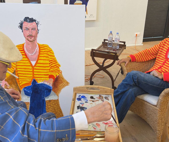 Gallery of painting by David Hockney - England