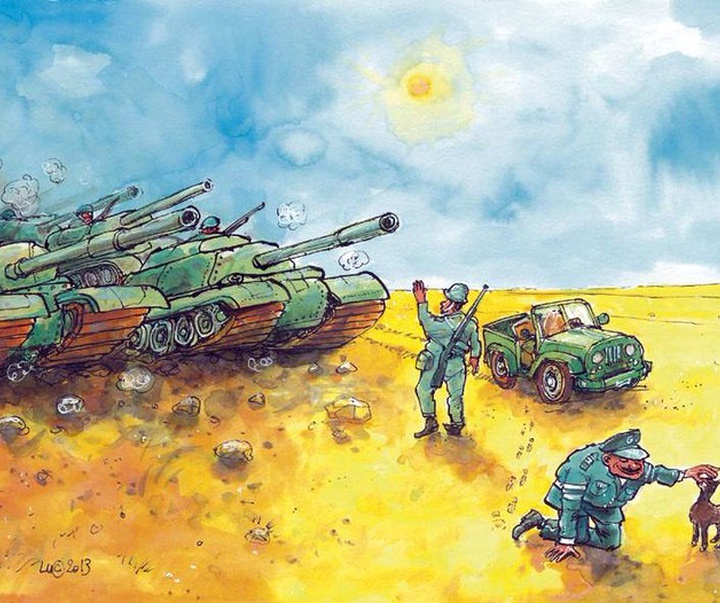 Gallery of cartoons by luc-vernimmen-Belgium