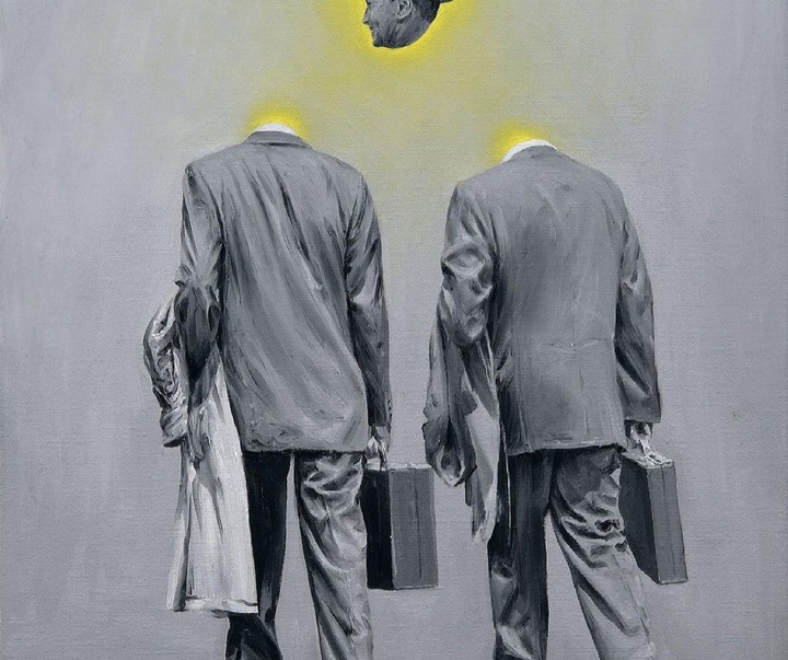 Gallery of Humor painting by Paco Pomet-Spain