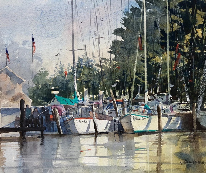 Gallery of Watercolor Painting by Michael Holter-USA