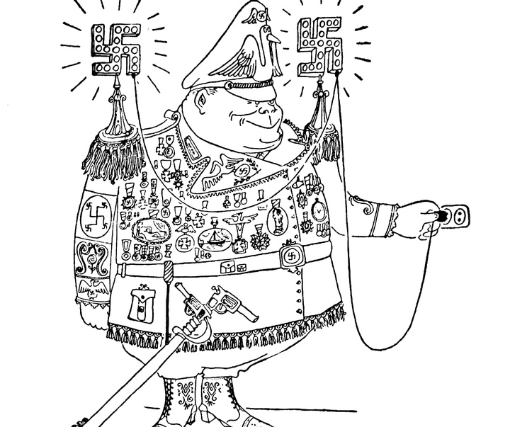 Gallery of Cartoon & Cricature - War & Peace