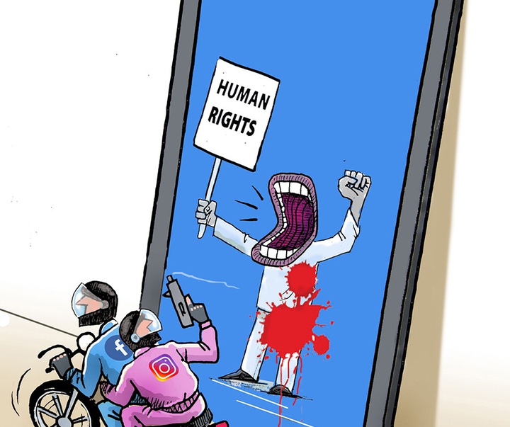 First Selection of the International Cartoon Contest “Terror Online”