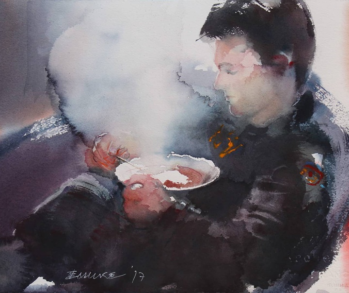 Gallery of Watercolor by Endre Penovac - Serbia