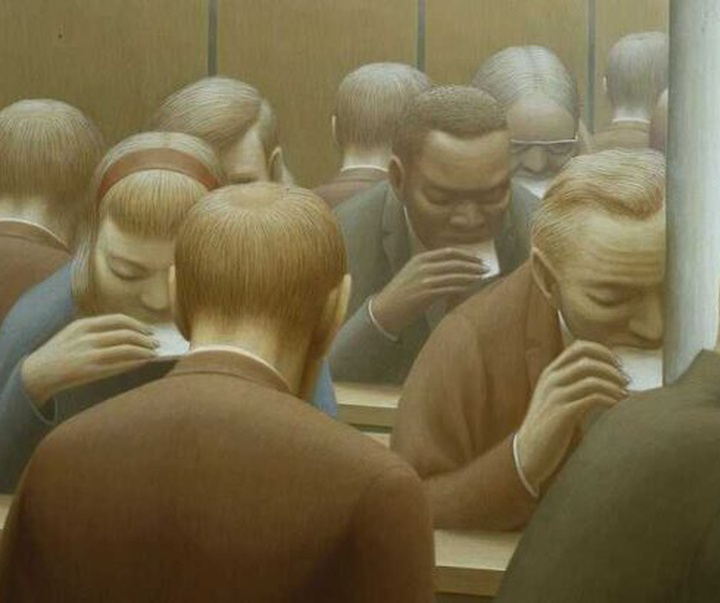 Gallery of painting by George Tooker-USA