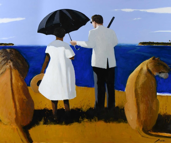 Gallery of Painting by Julio Larraz - USA