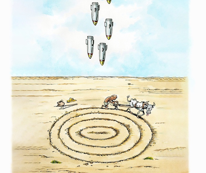 Gallery of Cartoon & Cricature - War & Peace