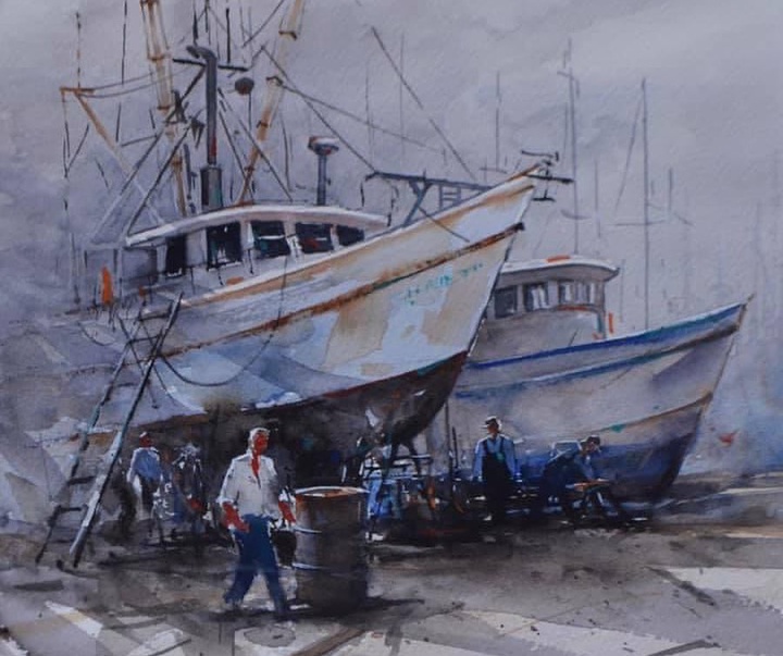 Gallery of Watercolor Painting by Michael Holter-USA