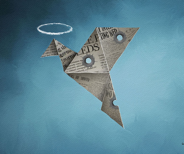 First Selection of the International Cartoon Contest “Terror Online”