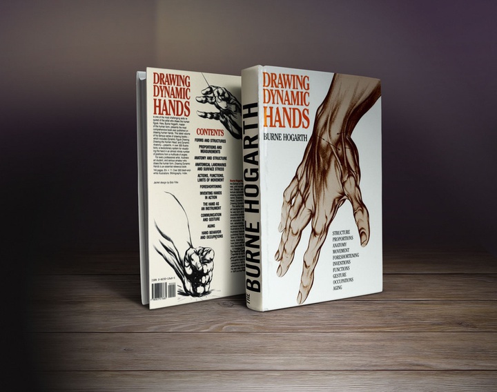 Drawing Dynamic Hands (Practical Art Book) by Burne Hogarth