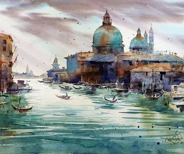 Gallery of Watercolors by Vikrant Shitole-India
