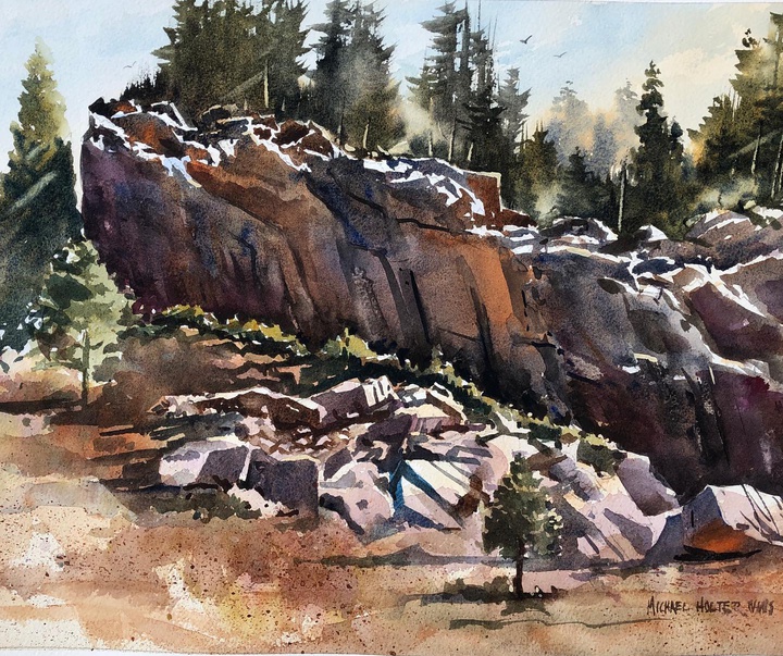 Gallery of Watercolor Painting by Michael Holter-USA