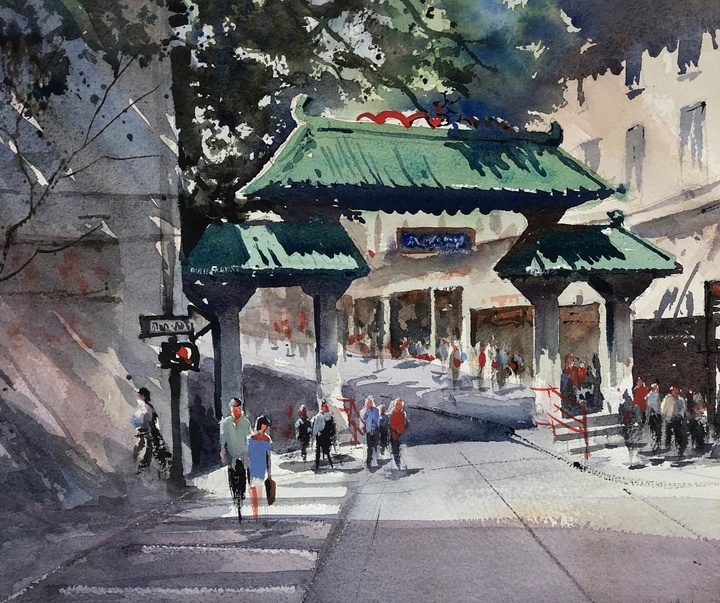 Gallery of Watercolor Painting by Michael Holter-USA