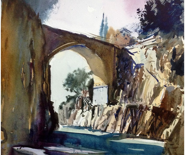 Gallery of Watercolor by Ricardo Azkargorta Celaya-Spain
