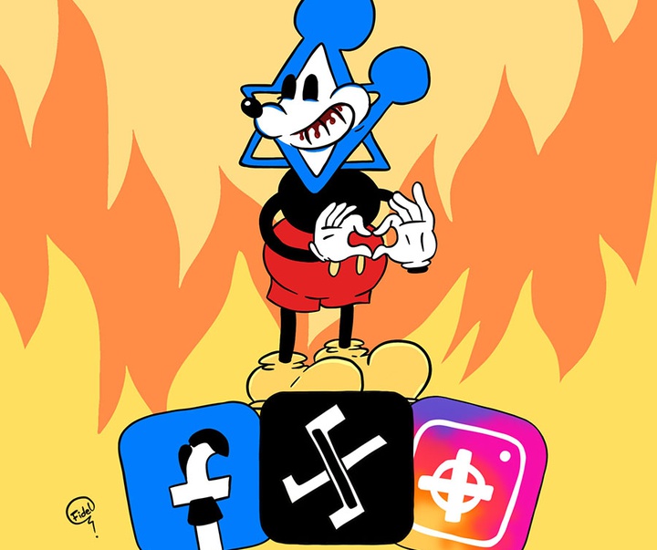 First Selection of the International Cartoon Contest “Terror Online”