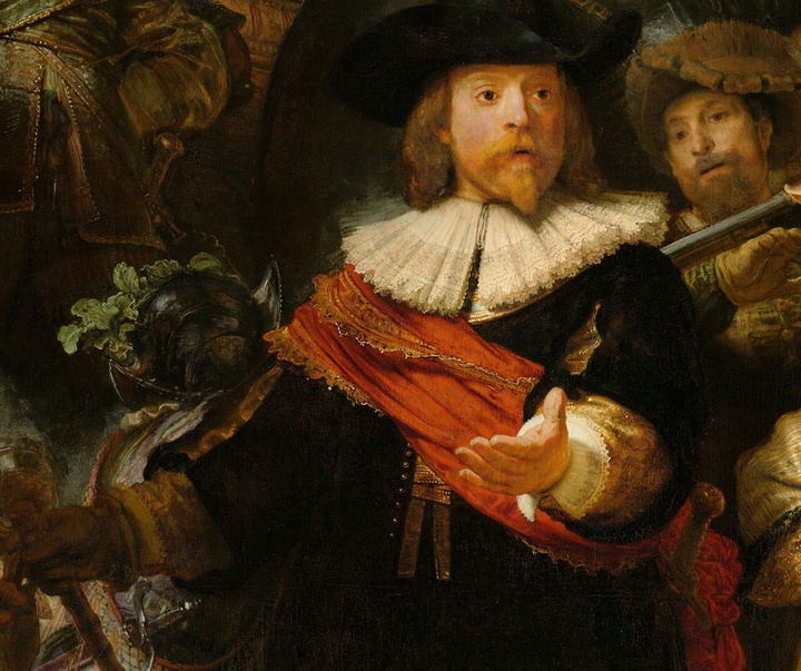 Gallery of The Night Watch details by Rembrandt