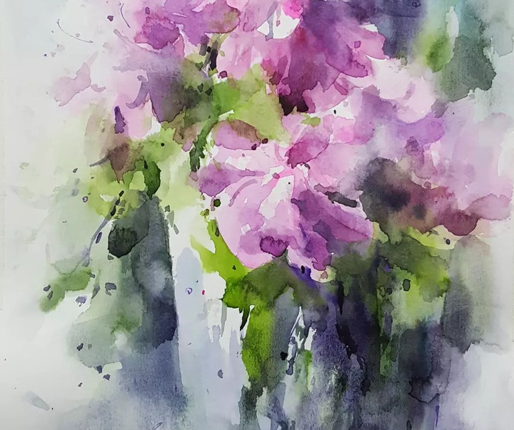 Gallery of Watercolor painting by Alireza Tabatabaee