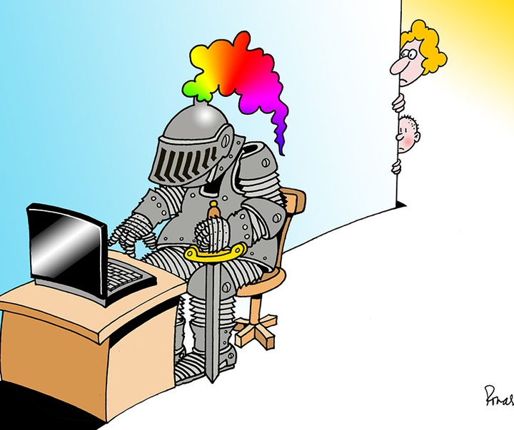 First Selection of the International Cartoon Contest “Terror Online”