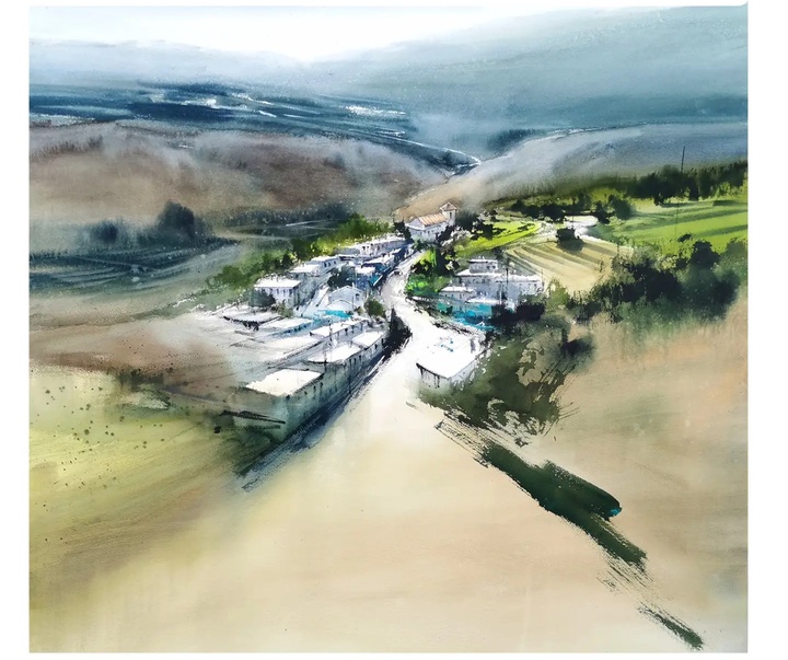 Gallery of Watercolor Painting by Pablo Garcia Avila-Spain