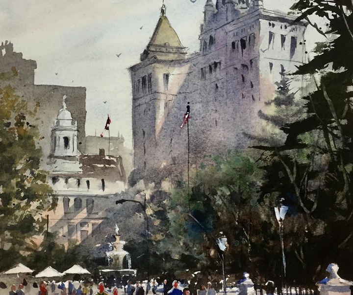 Gallery of Watercolor Painting by Michael Holter-USA