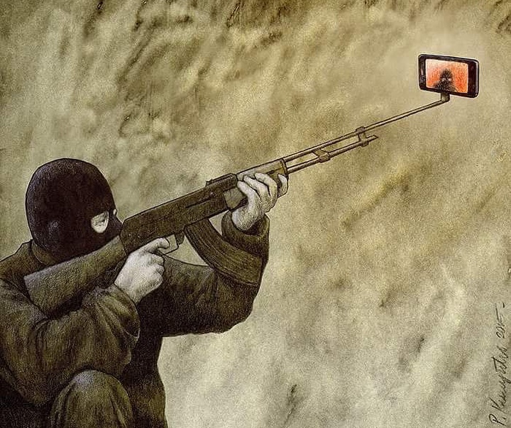 Gallery of Cartoon about War by Pawel Kuczynski-Poland