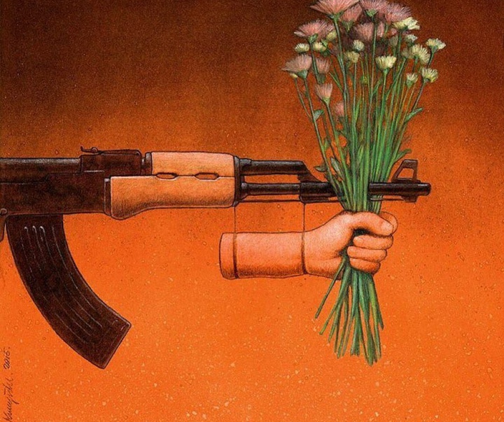 Gallery of Cartoon about War by Pawel Kuczynski-Poland