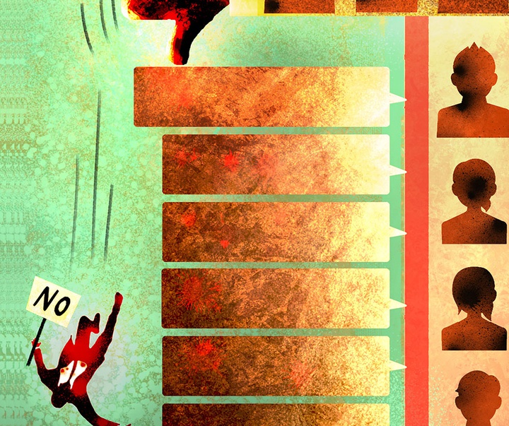 First Selection of the International Cartoon Contest “Terror Online”