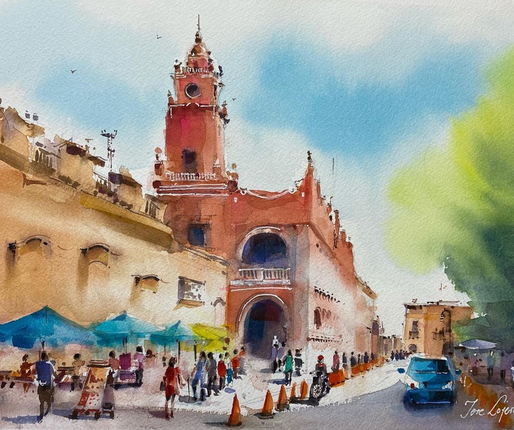 Gallery of Watercolor painting by Tere Lojero-Mexico