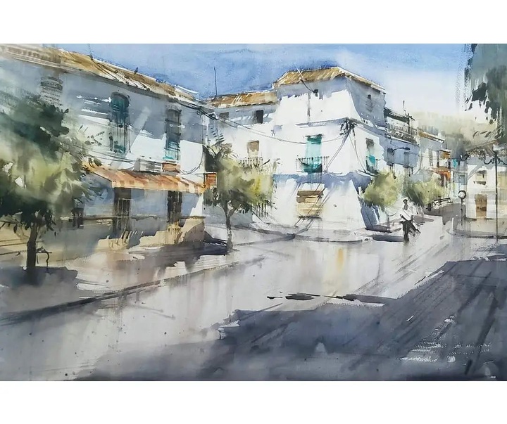 Gallery of Watercolor by Adrian Marmolejo Clarhed-Spain