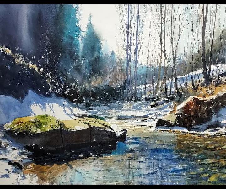 Gallery of Watercolor painting by Michał Jasiewicz-Poland