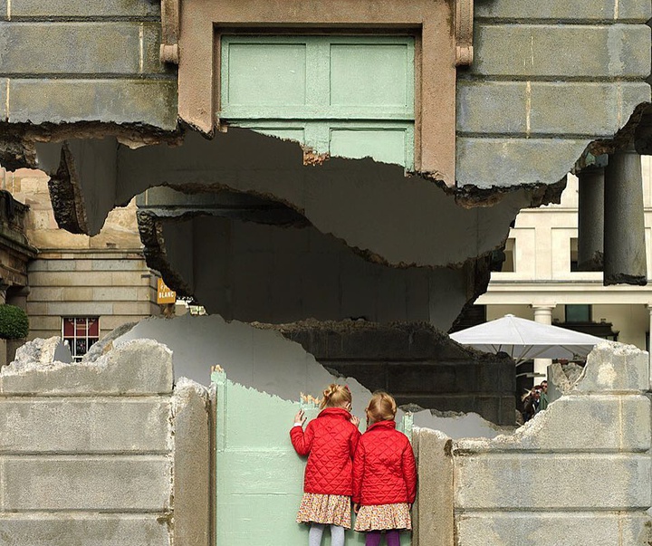 Gallery of Modern Art & Sculpture by Alex Chinneck-UK