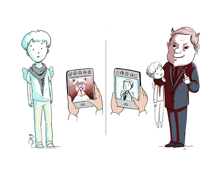 First Selection of the International Cartoon Contest “Terror Online”