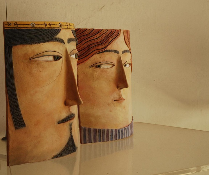 Gallery of ceramic sculpture by Arghilla-Italy