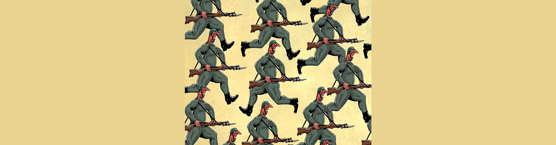 Gallery of Cartoon & Cricature - War & Peace