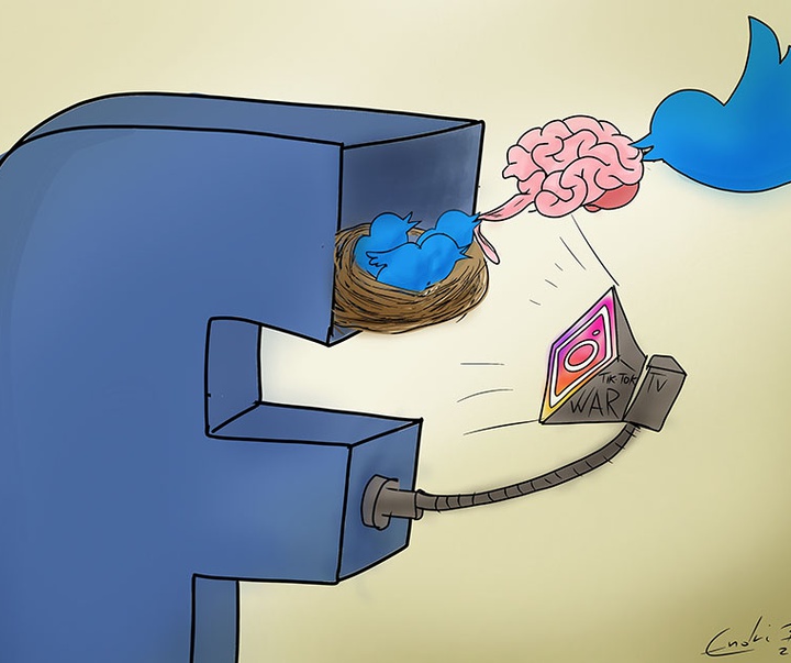 First Selection of the International Cartoon Contest “Terror Online”