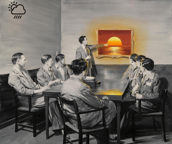 Gallery of Humor painting by Paco Pomet-Spain