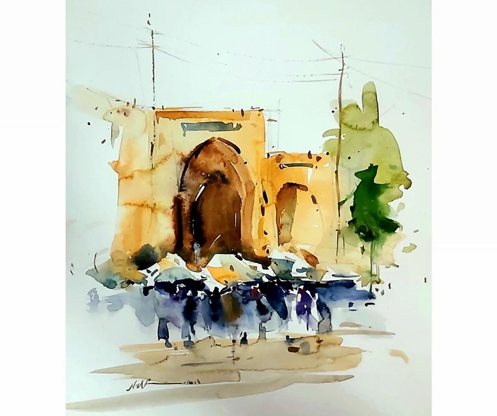 Gallery of Watercolor painting by Neda Ranjbar- Iran