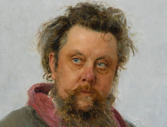 Ilya Répine, Portrait de Modeste Moussorgski