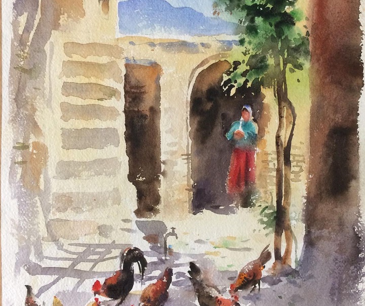 Gallery of Watercolor Painting "Mahmoud Samandarian"