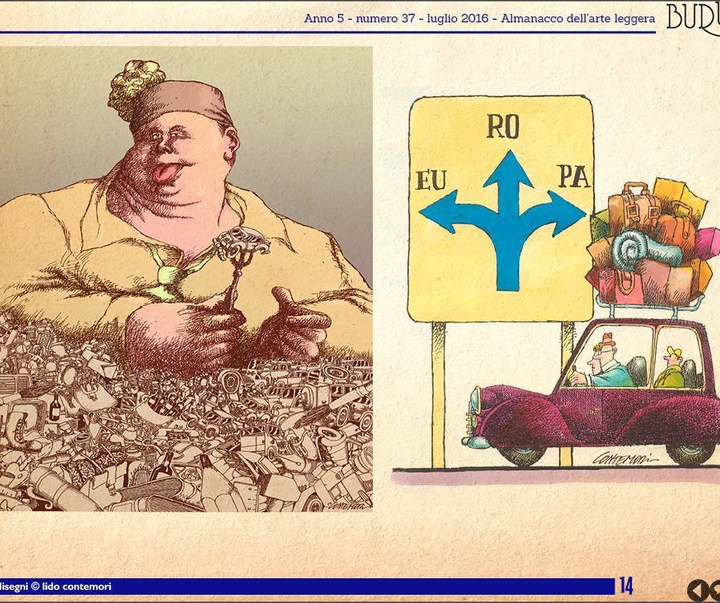 Gallery of Cartoons by Lido Contemori-Italy