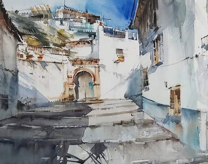 Gallery of Watercolor by Adrian Marmolejo Clarhed-Spain