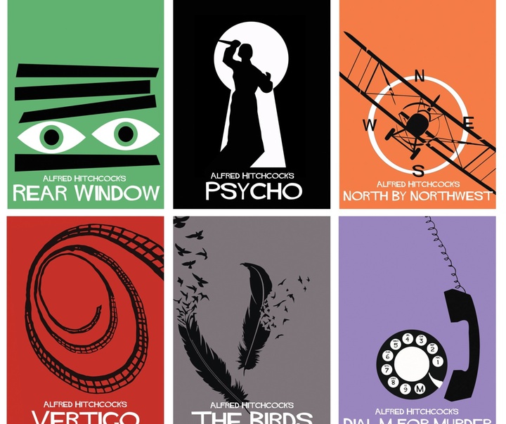 Gallery of Hitchcock Minimal posters