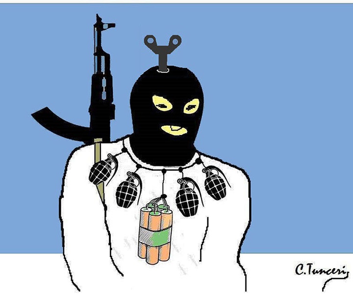 First Selection of the International Cartoon Contest “Terror Online”