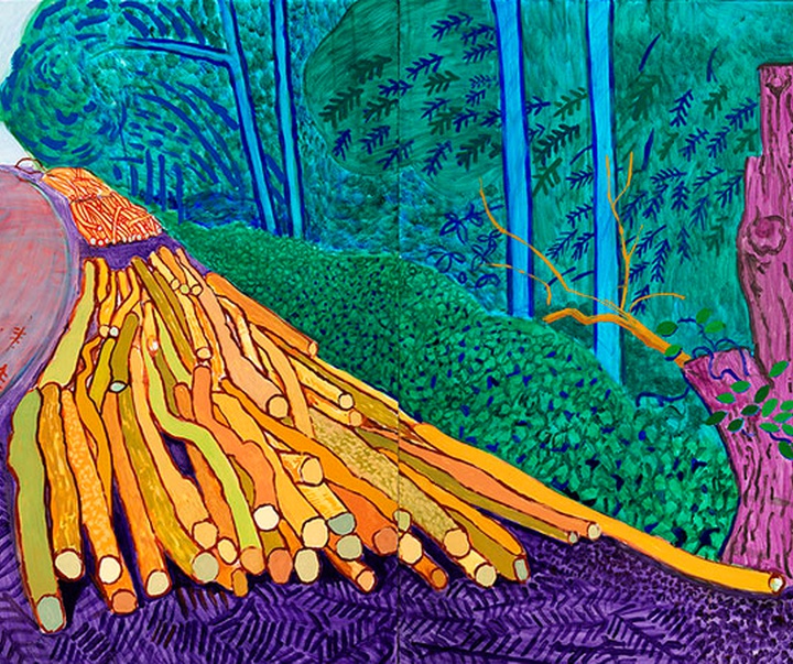 Gallery of painting by David Hockney - England