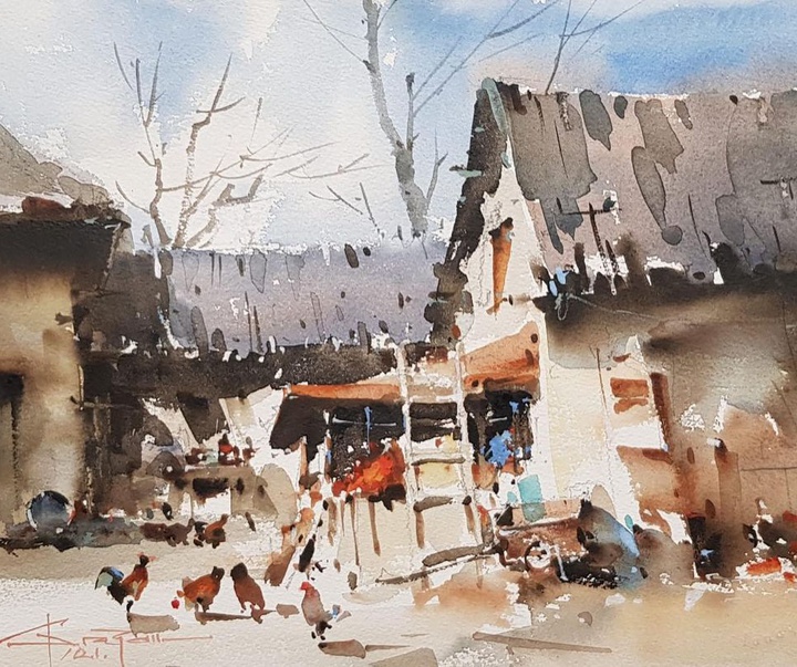 Gallery of Watercolor Painting "Corneliu Dragan"