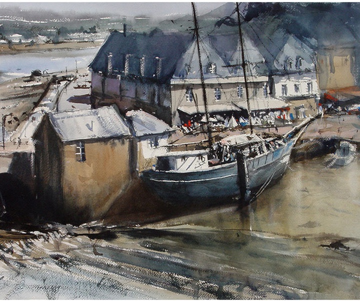 Gallery of Watercolor by Ricardo Azkargorta Celaya-Spain